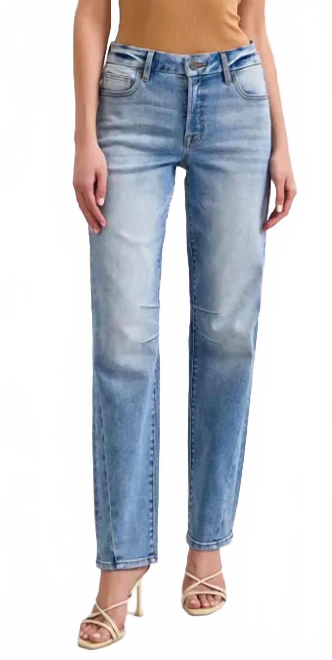NEW HIDDEN women's zoey jean in medium light wash